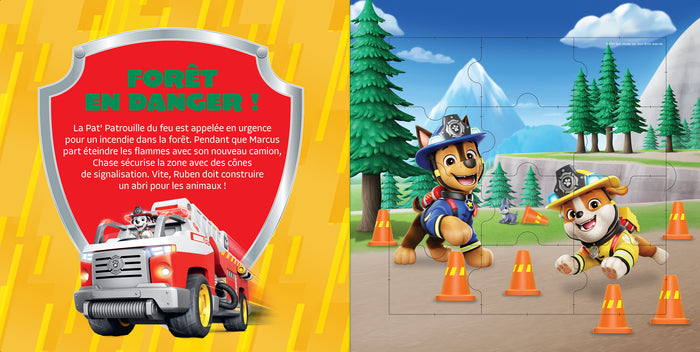 Pat' Patrouille - Mon grand livre puzzle