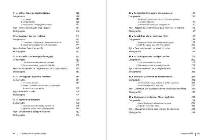 22 actions pour un vignoble durable