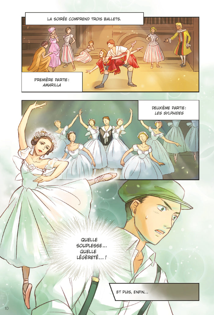 Anna Pavlova, la danse classique en manga