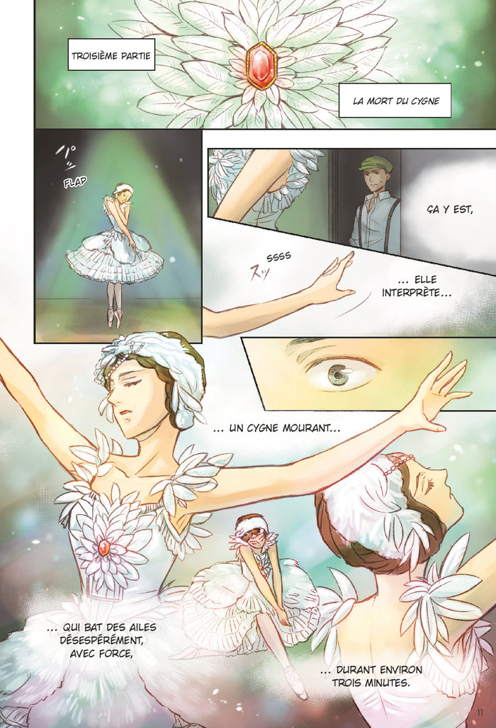 Anna Pavlova, la danse classique en manga