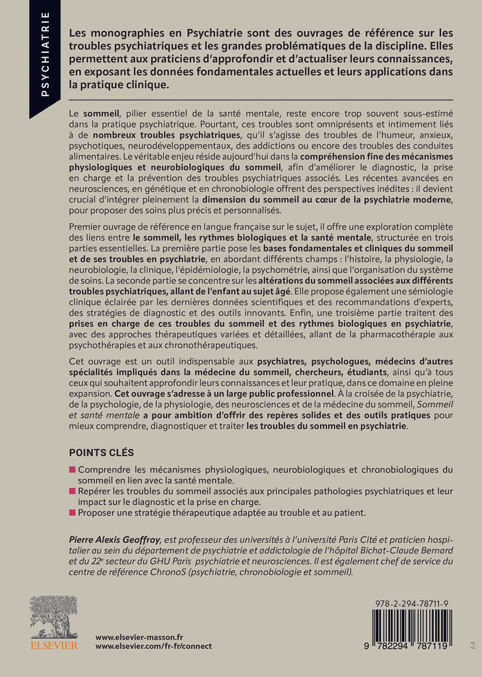 Sommeil et santé mentale