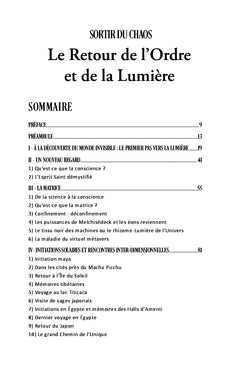 Sortir du chaos, le retour de l'ordre et de la lumière