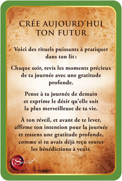 Le secret cartes de manifestation