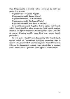 Soumaoro Kanté, roi de l'empire du sosso Koussata, Kagorota, krangalou, wagadou