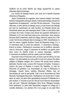 Soumaoro Kanté, roi de l'empire du sosso Koussata, Kagorota, krangalou, wagadou