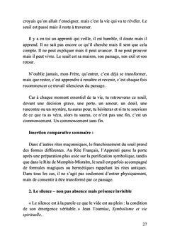 Le premier pas