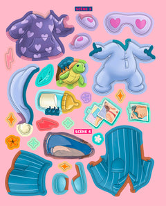 STITCH - Habille-moi ! - Mon cahier de mode - Bienvenue à Hawaï ! - Disney