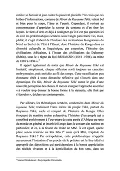 Miroir du Royaume Téké