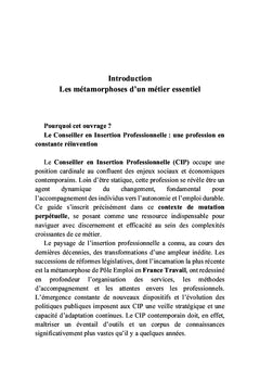 Le guide du CIP 3.0