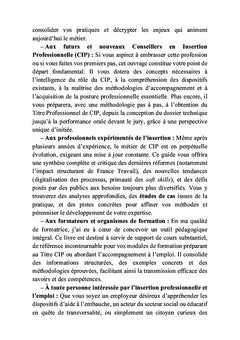 Le guide du CIP 3.0