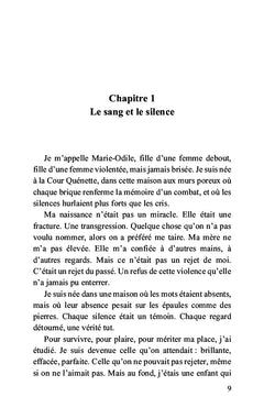 Le sang des silences