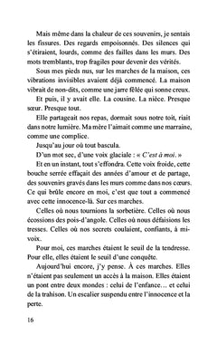 Le sang des silences