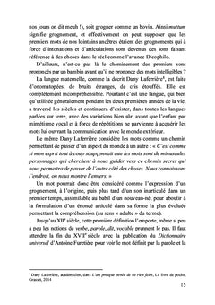 Des mots, rien que des mots... pour tout dire !