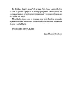 Ouvre les yeux, Julie !