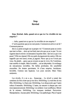 Ouvre les yeux, Julie !