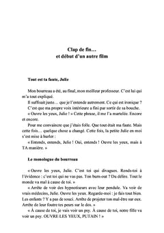 Ouvre les yeux, Julie !