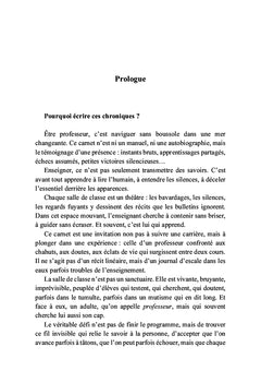 Le carnet de bord d'un prof débordé