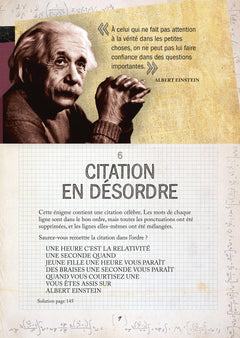 Le Grand livre des énigmes - Albert Einstein