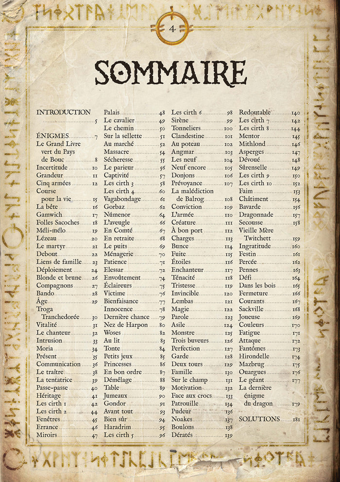 Le Grand livre des énigmes - La terre du milieu