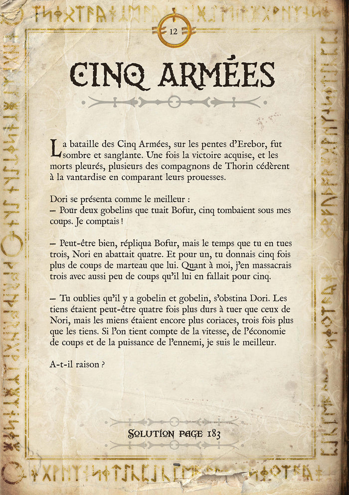 Le Grand livre des énigmes - La terre du milieu