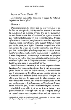 Pieds nus dans les épines, tome 1