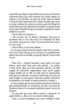 Nous sommes quittes