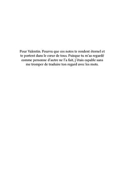 Pour un dernier aperçu sur tes yeux