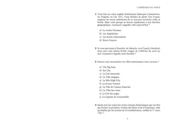 Prisonniers de la géographie - Le grand Quiz