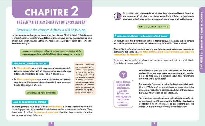 Réussir le français au Bac en cartes mentales spécial BAC 2026