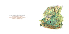 Loup gris sous la terre