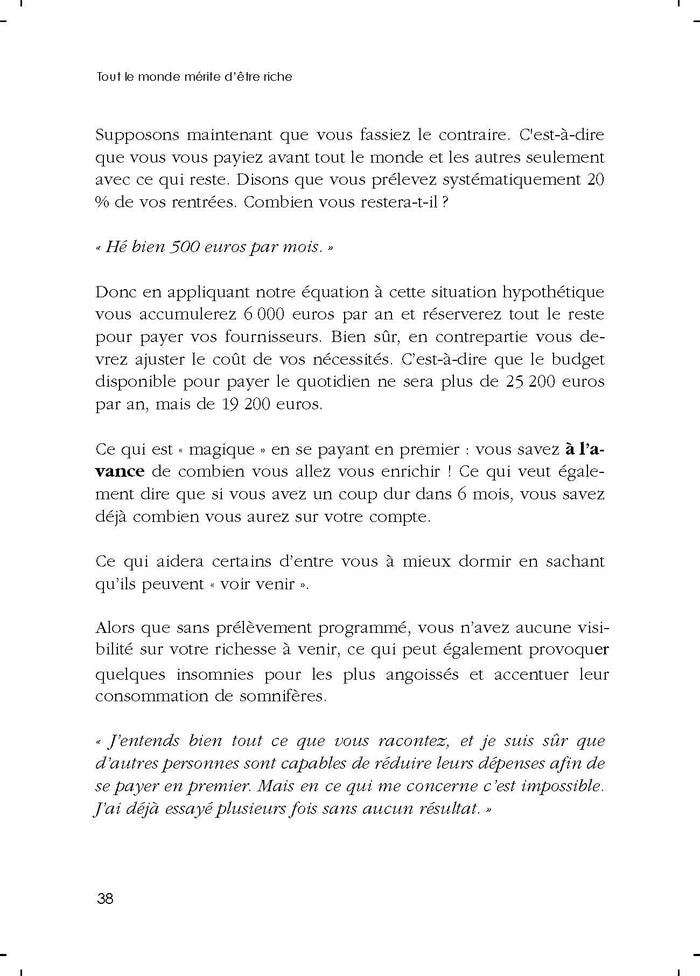 Tout le monde mérite d'être riche - 3e éd.