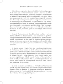 Warren Buffet : 24 leçons pour gagner en bourse - 2e éd.