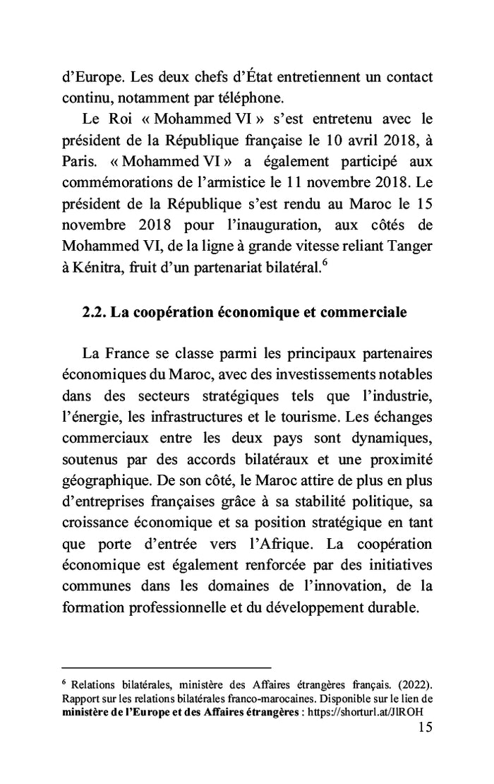 Renouveler le partenariat : l'avenir des relations franco-marocaines après la visite de Macron