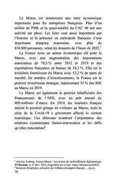 Renouveler le partenariat : l'avenir des relations franco-marocaines après la visite de Macron