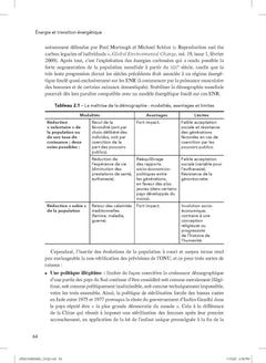 Énergie et transition énergétique