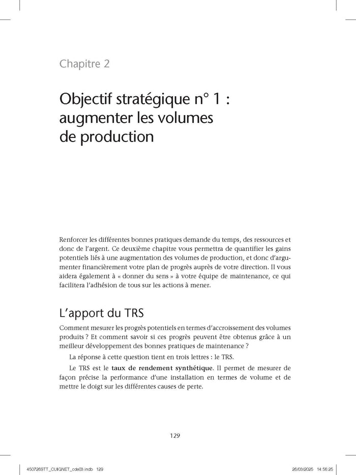 Le nouveau management de la maintenance