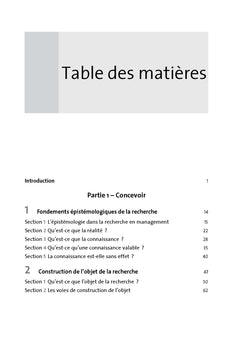 Méthodes de recherche en management
