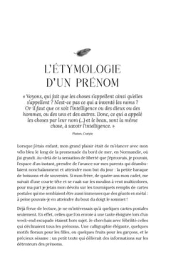 Ce que révèlent vos prénoms