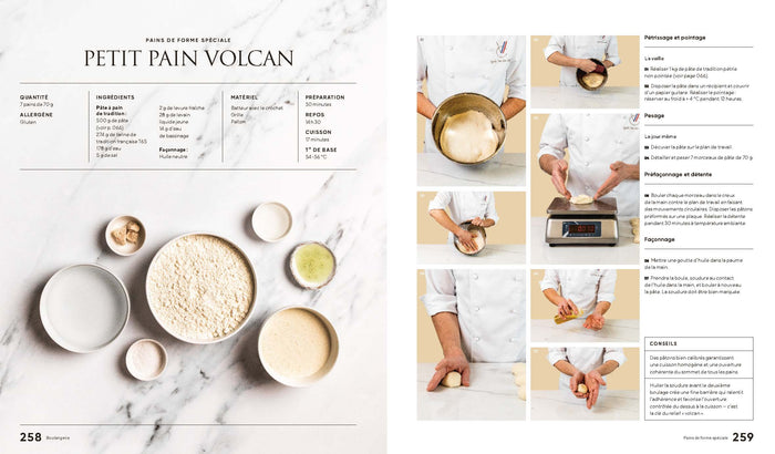 Boulangerie, Leçons en pas à pas