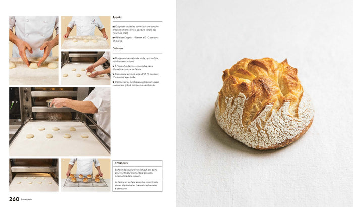 Boulangerie, Leçons en pas à pas