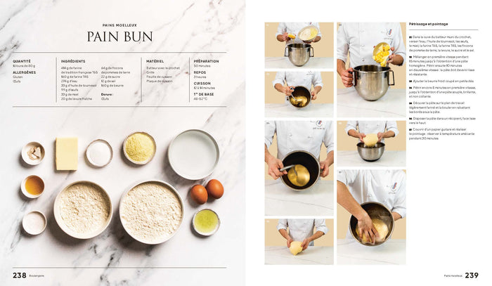 Boulangerie, Leçons en pas à pas