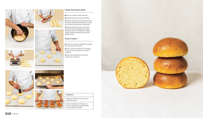 Boulangerie, Leçons en pas à pas