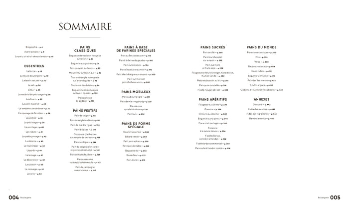 Boulangerie, Leçons en pas à pas