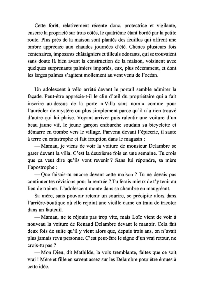 Une ombre sur le manoir