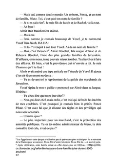 Les aventures apocryphes de la vie de Yosef