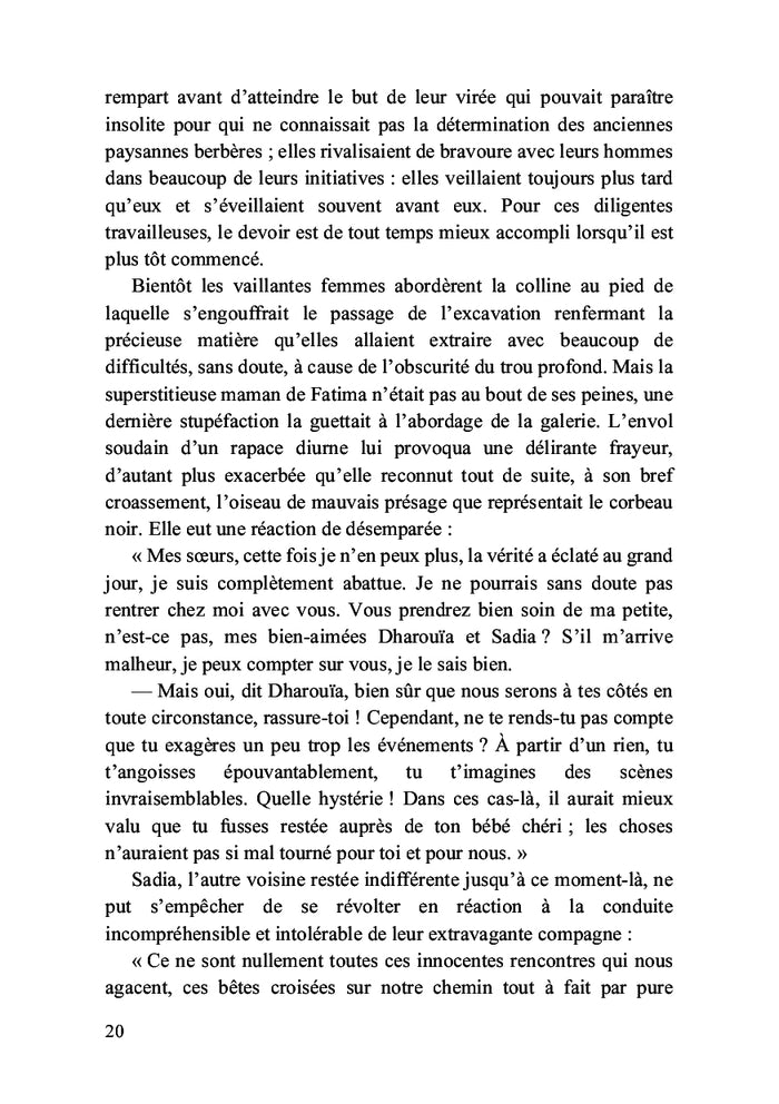 La fée des sentiers de grottes de montagne