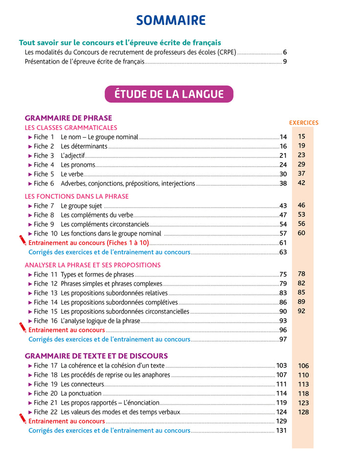 Objectif CRPE 2026-2027 - Français - épreuve écrite d'admissibilité L3