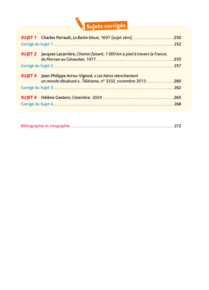 Objectif CRPE 2026-2027 - Français - épreuve écrite d'admissibilité L3