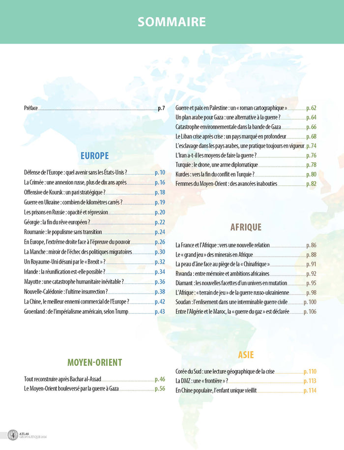 Atlas géopolitique mondial 2026