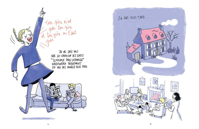 La meuf en paillettes